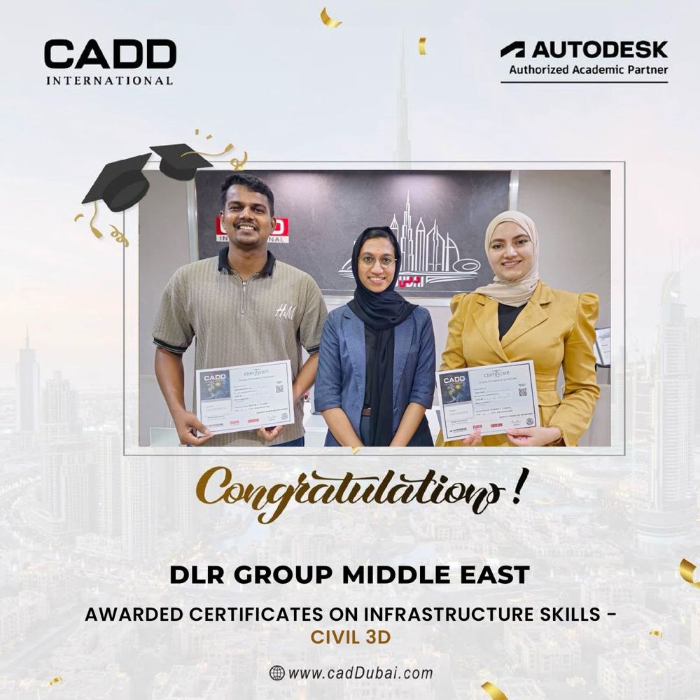 DLR Group Middle East — Civil 3D training