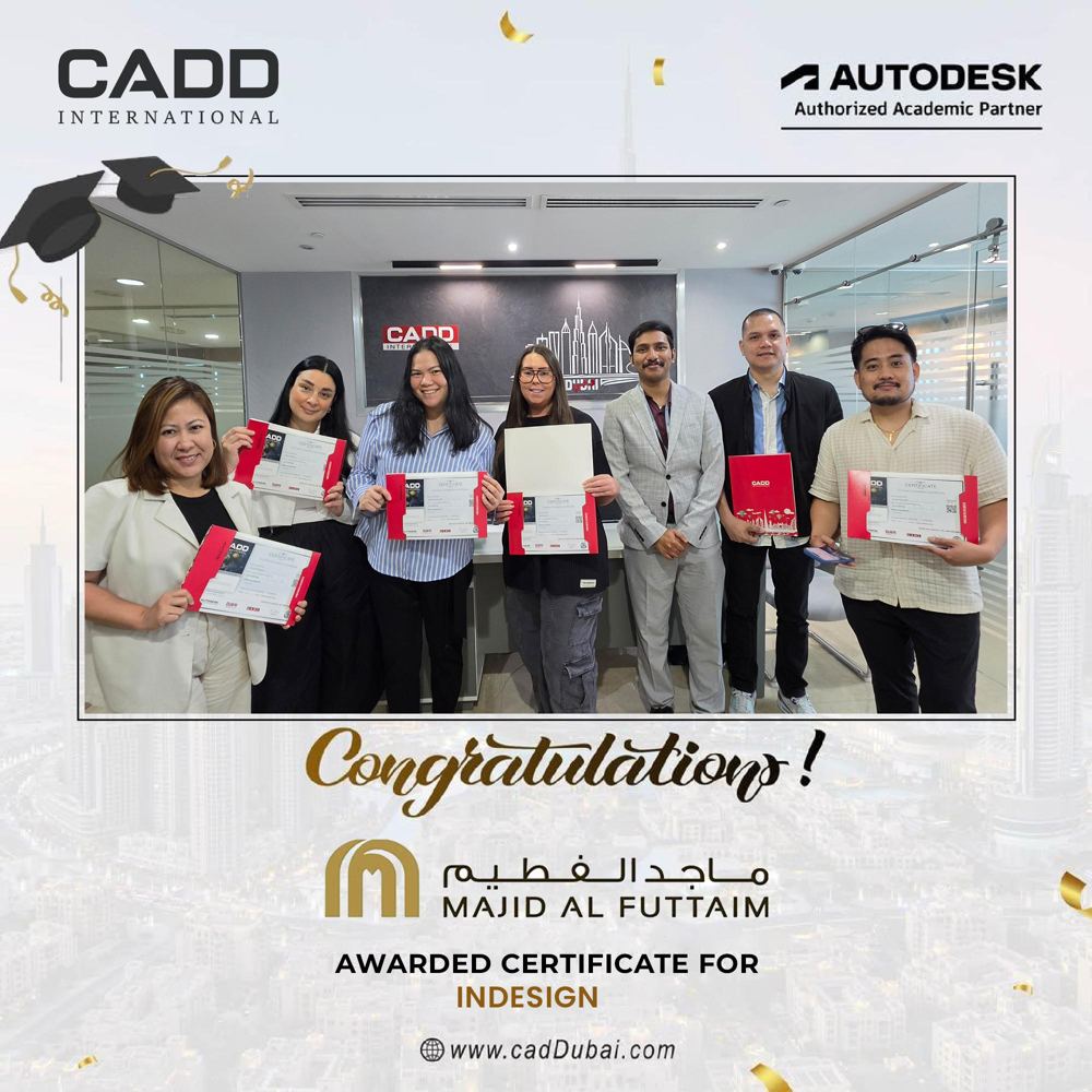 Majid Al Futtaim — Adobe InDesign training