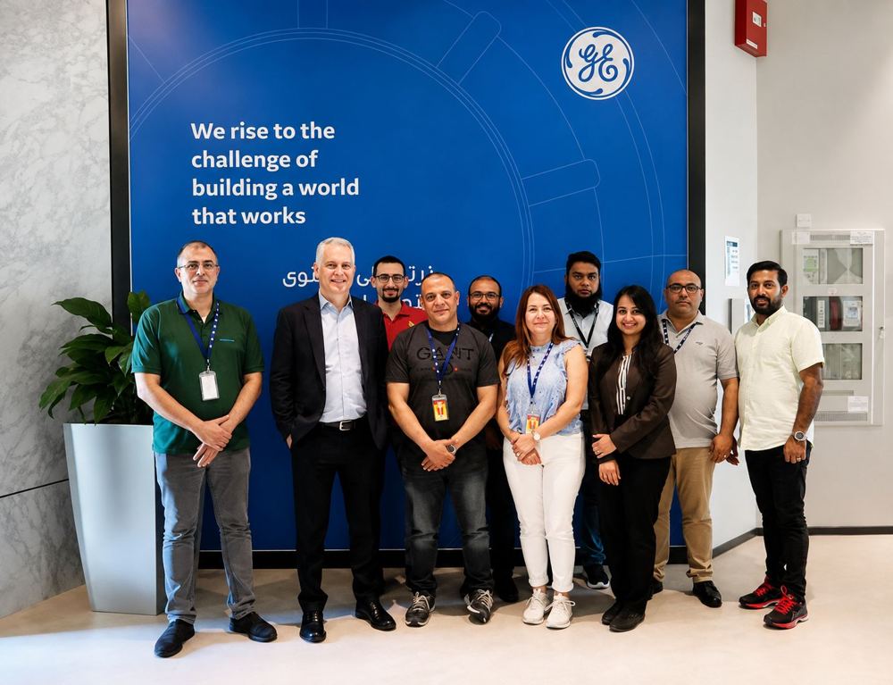 General Electric team with CADD International certificates