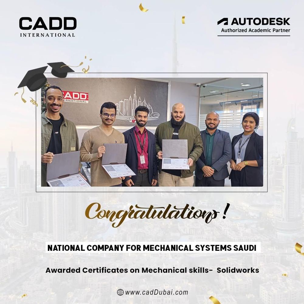National Company for Mechanical Systems, KSA — SolidWorks training